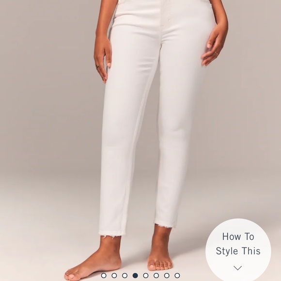 Never worn with tags : Abercrombie curve love skinny jeans. - Picture 2 of 11